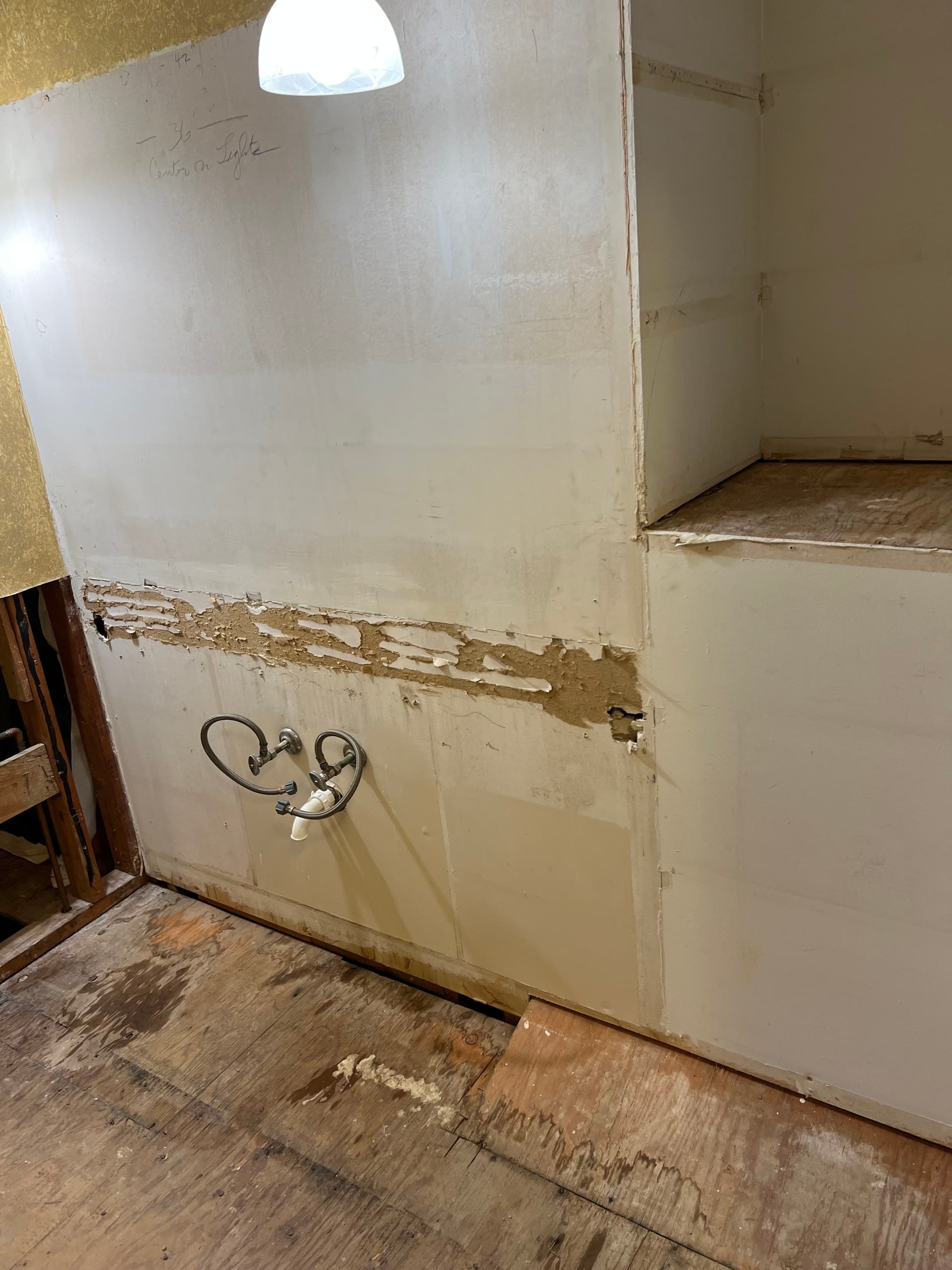 Bathroom Water Damage Tear-Out Done the Right Way