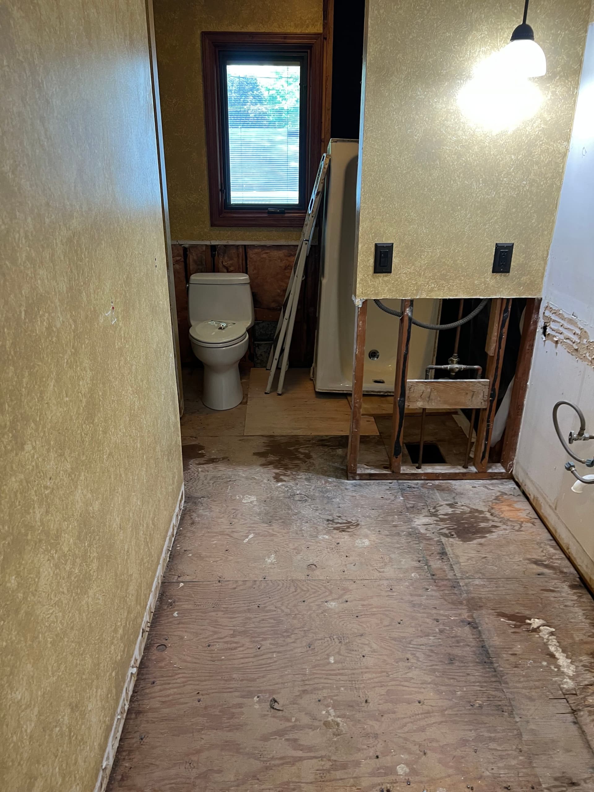 Bathroom Water Damage Tear-Out Done the Right Way