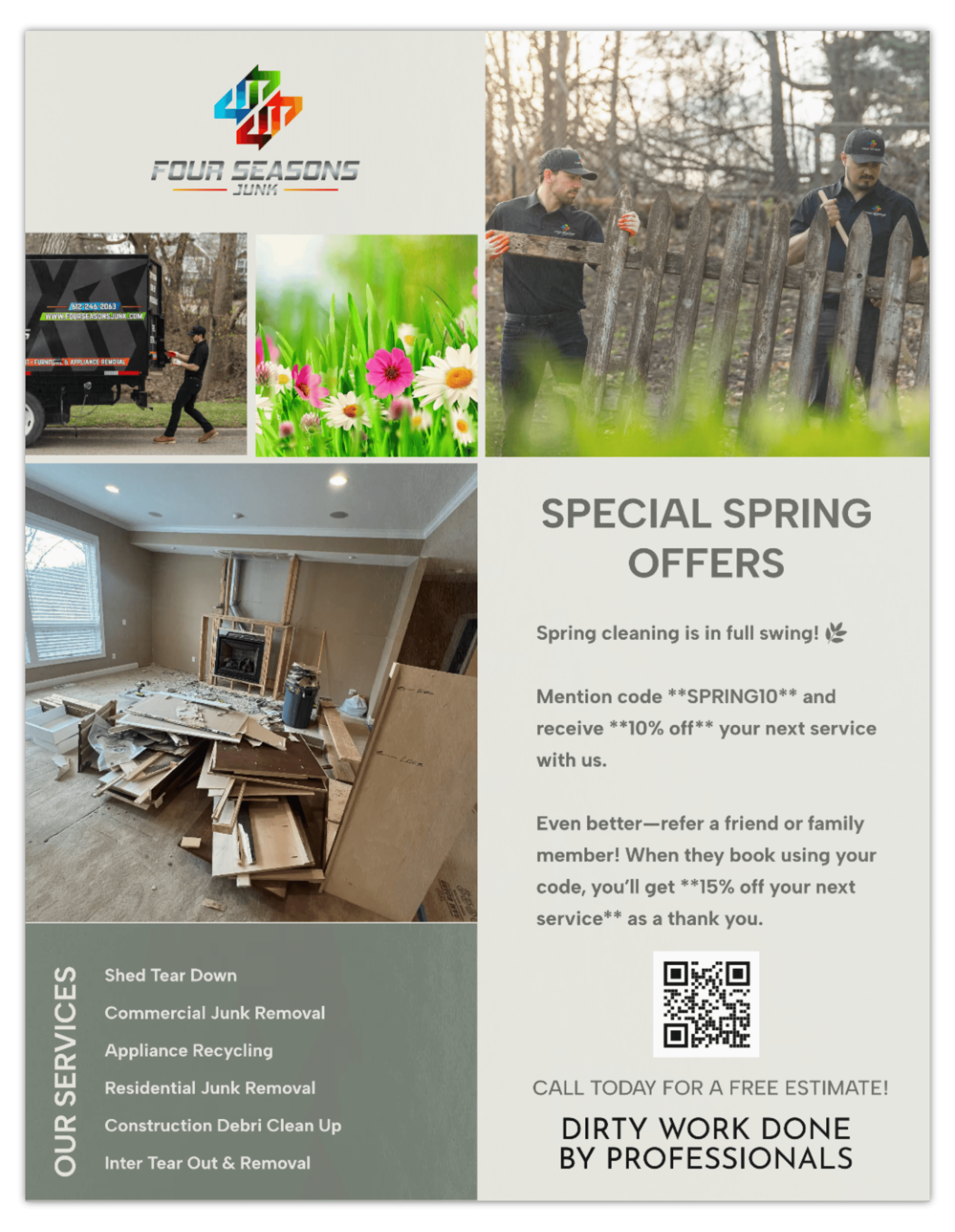Project Spring Savings Are Here from Four Seasons Junk image